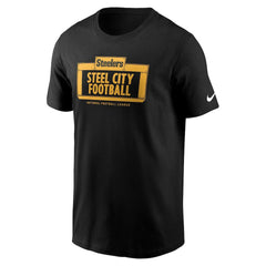 Pittsburgh Steelers Primetime Local Essential T-Shirt - Black - Nike