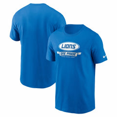 Detroit Lions Primetime Local Essential T-Shirt - Blue - Nike