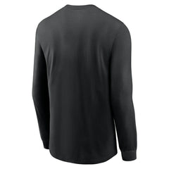 Las Vegas Raiders Play to Win Essential Long Sleeve T-Shirt - Black - Nike