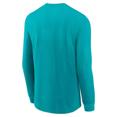 Miami Dolphins Play to Win Essential Long Sleeve T-Shirt - Aqua - Nike