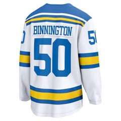 Jordan Binnington St. Louis Blues Fanatics Away Breakaway Player Jersey - White | Fanatics online