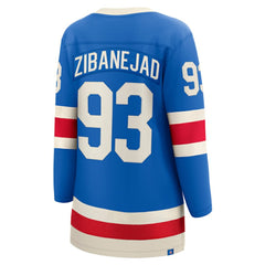 Mika Zibanejad New York Rangers Fanatics Women's Centennial Breakaway Jersey - Blue | Fanatics online
