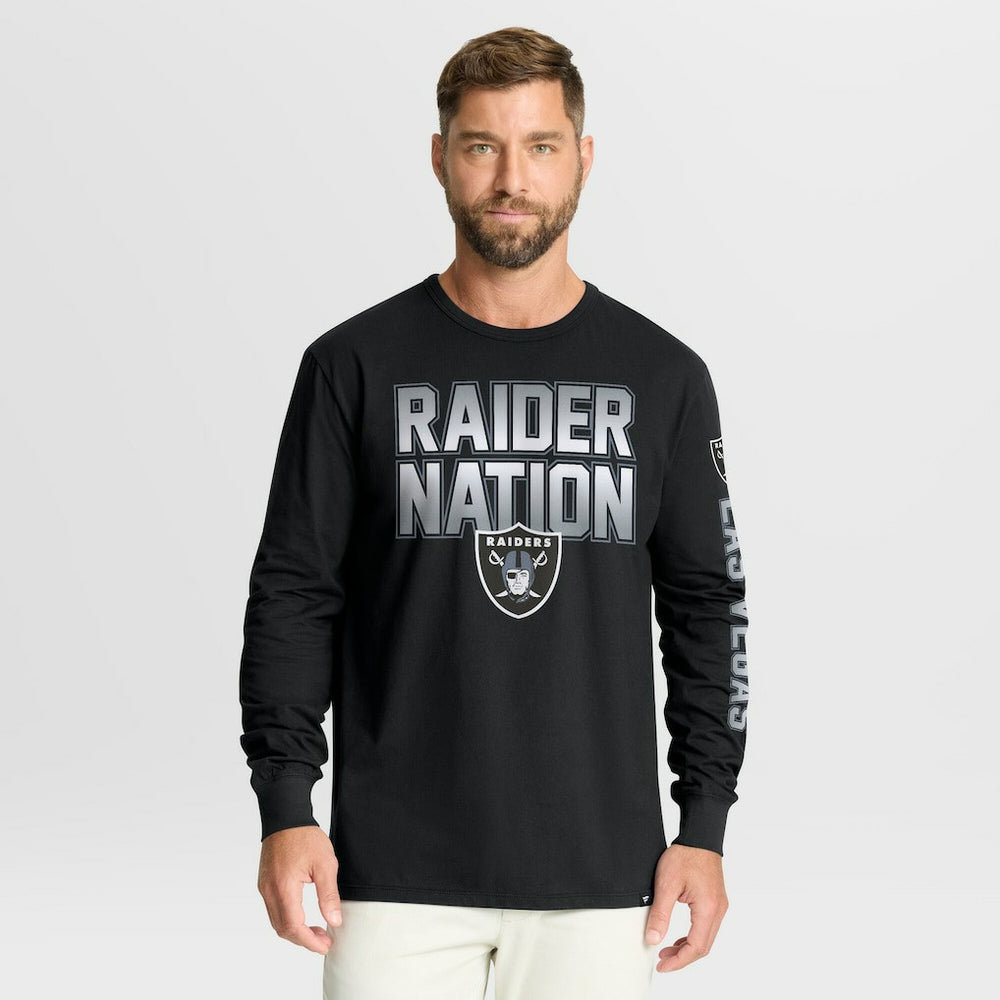 Las Vegas Raiders Hometown Sweep Legacy Long Sleeve T-Shirt - Black - Fanatics