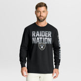 Las Vegas Raiders Hometown Sweep Legacy Long Sleeve T-Shirt - Black - Fanatics