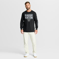 Las Vegas Raiders Hometown Sweep Legacy Long Sleeve T-Shirt - Black - Fanatics