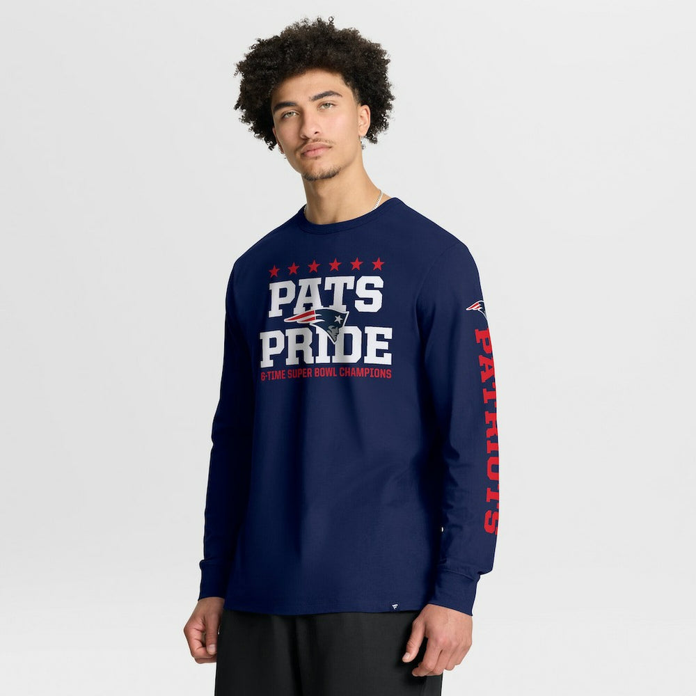 New England Patriots Hometown Sweep Legacy Long Sleeve T-Shirt - Navy - Fanatics