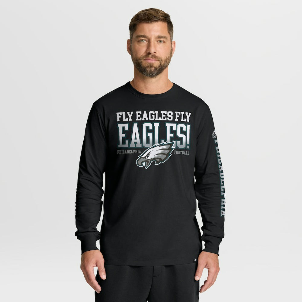 Philadelphia Eagles Hometown Sweep Legacy Long Sleeve T-Shirt - Black - Fanatics