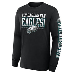 Philadelphia Eagles Hometown Sweep Legacy Long Sleeve T-Shirt - Black - Fanatics
