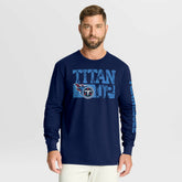Tennessee Titans Hometown Sweep Legacy Long Sleeve T-Shirt - Navy - Fanatics