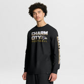 Baltimore Ravens Hometown Sweep Legacy Long Sleeve T-Shirt - Black - Fanatics