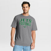 New York Jets First Down Tribute Tri-Blend T-Shirt - Heather Gray - Fanatics