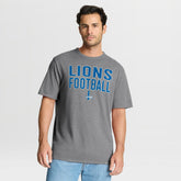 Detroit Lions First Down Tribute Tri-Blend T-Shirt - Heather Gray - Fanatics