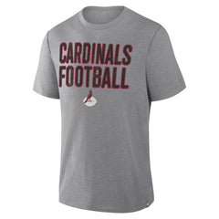 Arizona Cardinals First Down Tribute Tri-Blend T-Shirt - Heather Gray - Fanatics