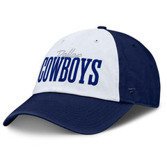 Dallas Cowboys Women's Fanzone Adjustable Hat - White/Navy - Fanatics