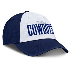 Dallas Cowboys Women's Fanzone Adjustable Hat - White/Navy - Fanatics