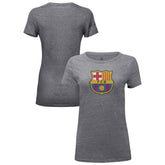 Barcelona 1863FC Women's Color Badge Tri-Blend T-Shirt Heather Gray