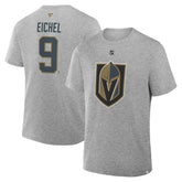 Jack Eichel Vegas Golden Knights Fanatics Authentic Stack Name & Number T-Shirt - Heather Gray | Fanatics on sale