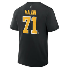 Evgeni Malkin Pittsburgh Penguins Fanatics Authentic Stack Name & Number T-Shirt - Black | Fanatics discount