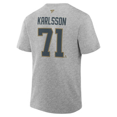 William Karlsson Vegas Golden Knights Fanatics Authentic Stack Name & Number T-Shirt - Heather Gray | Fanatics Lifestyle