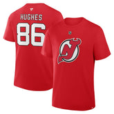 Jack Hughes New Jersey Devils Fanatics Authentic Stack Name & Number T-Shirt - Red | Fanatics Clearance
