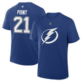 Brayden Point Tampa Bay Lightning Fanatics Authentic Stack Name & Number T-Shirt - Blue | Fanatics discount