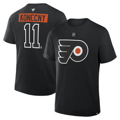 Travis Konecny Philadelphia Flyers Fanatics Authentic Stack Name & Number T-Shirt - Black | Fanatics near me