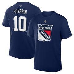 Artemi Panarin New York Rangers Fanatics Authentic Stack Name & Number T-Shirt - Navy | Fanatics sale
