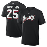 Jacob Markstrom New Jersey Devils Fanatics Authentic Stack Name & Number T-Shirt - Black | Fanatics Clearance