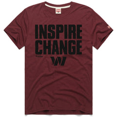 Washington Commanders Homage Unisex 2024 Inspire Change Tri-Blend T-Shirt - Burgundy - NFL