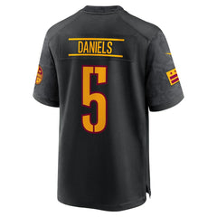 Jayden Daniels Washington Commanders Alternate Game Player Jersey - Black - Nike