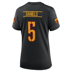 Jayden Daniels Washington Commanders Women's Alternate Game Player Jersey - Black - Nike