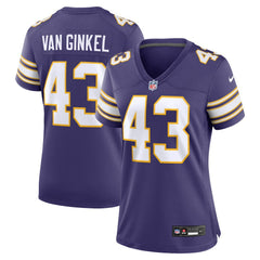 Andrew Van Ginkel Minnesota Vikings Women's Alternate Game Jersey - Purple - Nike