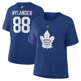 William Nylander Toronto Maple Leafs Fanatics Women's Authentic Stack Name & Number T-Shirt - Blue | Fanatics Clearance