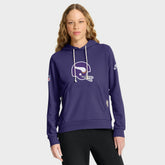 Minnesota Vikings Women's Throwback Sideline Standard Issue Dri-FIT Hoodie - Purple - Nike