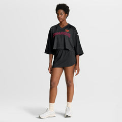 Washington Commanders Women's Primetime Cropped Mesh Dri-FIT Fashion Jersey - Black - Nike