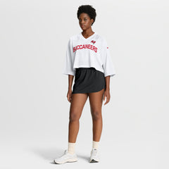 Tampa Bay Buccaneers Women's Primetime Cropped Mesh Dri-FIT Fashion Jersey - White - Nike