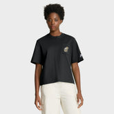 New Orleans Saints Women's Rewind Pocket Boxy T-Shirt - Black - Nike