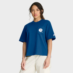 Indianapolis Colts Women's Rewind Pocket Boxy T-Shirt - Royal - Nike
