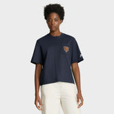 Chicago Bears Women's Rewind Pocket Boxy T-Shirt - Navy - Nike