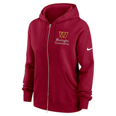 Washington Commanders Women's Phoenix Rewind Full-Zip Hoodie - Burgundy - Nike