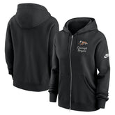 Cincinnati Bengals Women's Phoenix Rewind Full-Zip Hoodie - Black - Nike