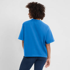 Los Angeles Chargers Women's Essential Script Relaxed Boxy T-Shirt - Powder Blue - Nike