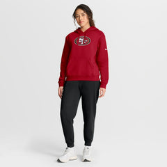San Francisco 49ers Women's Club Fleece Hoodie - Scarlet - Nike