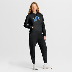 Detroit Lions Women's Club Fleece Hoodie - Black - Nike
