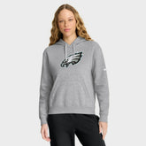 Philadelphia Eagles Women's Club Fleece Hoodie - Heather Gray - Nike