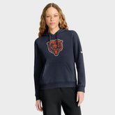 Chicago Bears Women's Club Fleece Hoodie - Navy - Nike