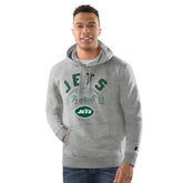 New York Jets Starter Pullover Hoodie - Heather Gray - NFL