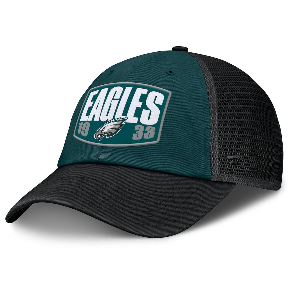 Philadelphia Eagles Franchise Trucker Adjustable Hat - Midnight Green/Black - Fanatics