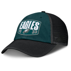 Philadelphia Eagles Franchise Trucker Adjustable Hat - Midnight Green/Black - Fanatics
