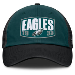 Philadelphia Eagles Franchise Trucker Adjustable Hat - Midnight Green/Black - Fanatics